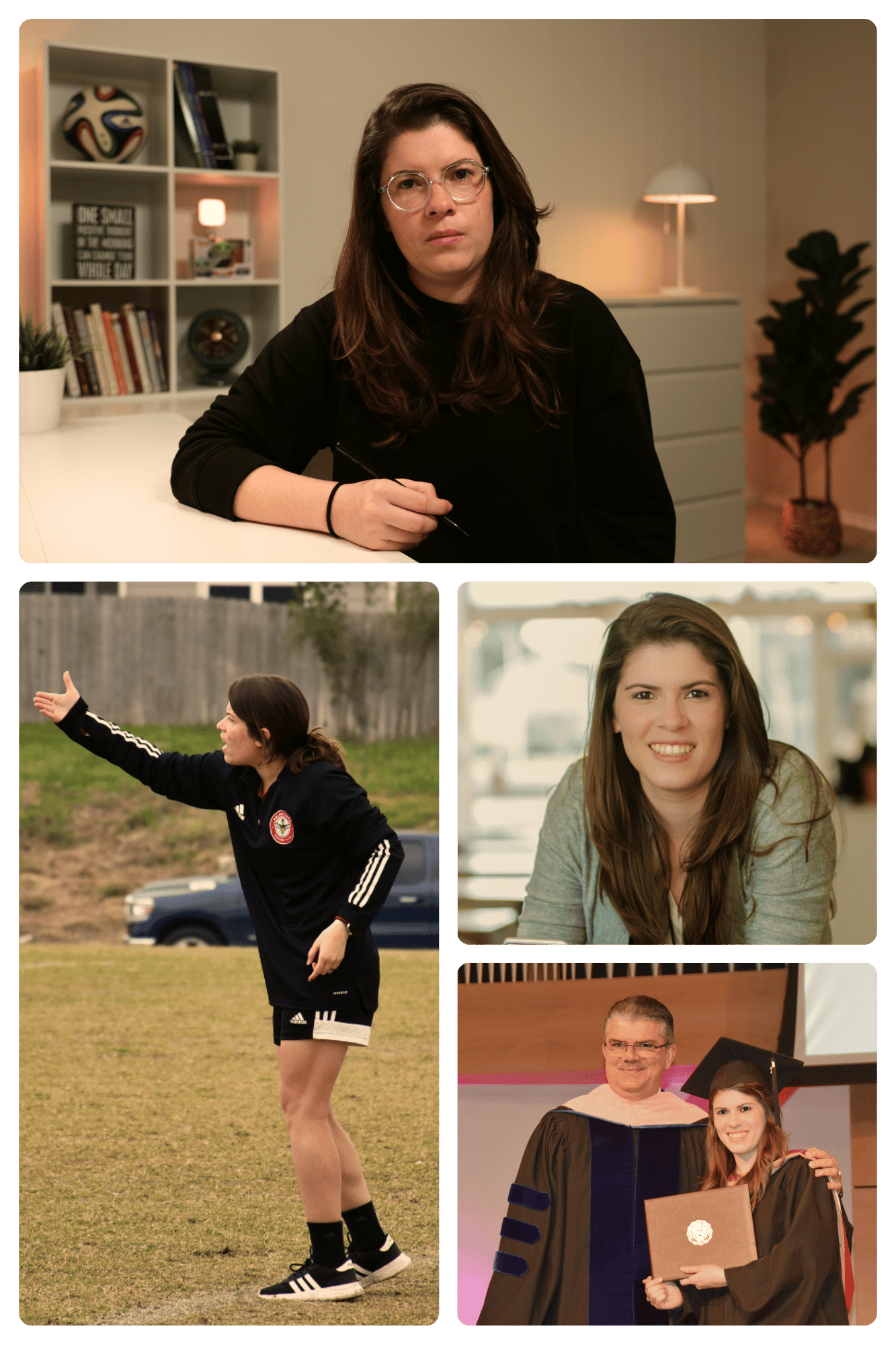 Photo collage of Emilly Humphress